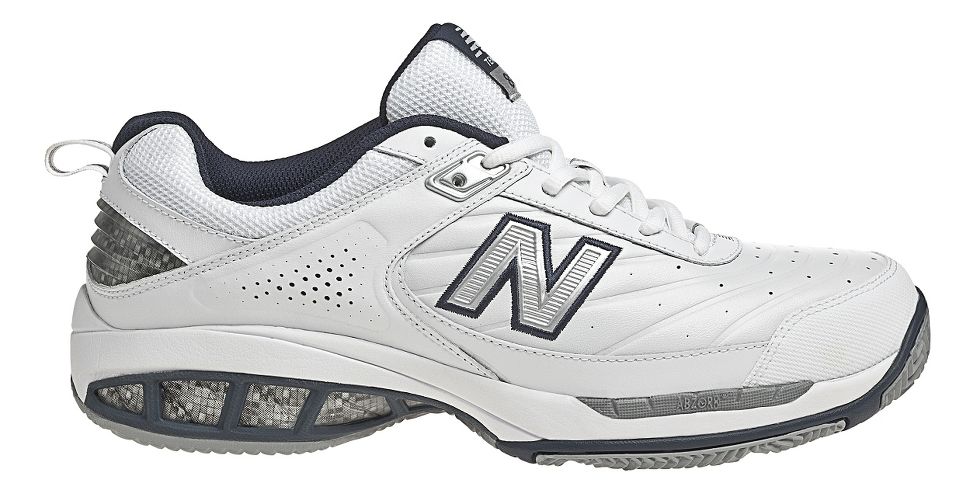 Mens New Balance 806 Court Shoe - White 10.5